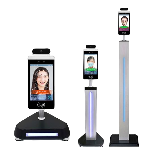 termómetro corporal & escáner facial de reconocimiento_adobespark